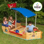 Corabia Piratilor  Sandboat cu lada de nisip - Loc de joaca copii pentru gradina Kidkraft